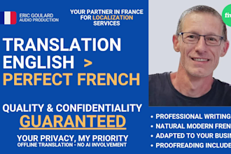 translate from english to french translation business, localization, marketing