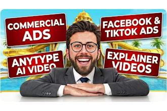 create ai video ads, ai commercial video ads, ai product ads and ai ads