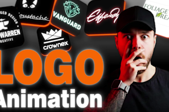 create a professional 2d logo animation and intro
