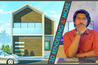 do 3d rendering of house design