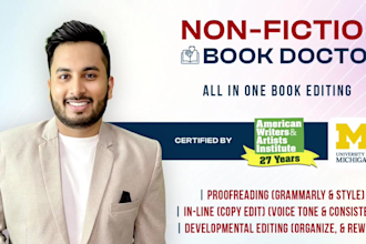 be your professional book editor and format for print and KDP