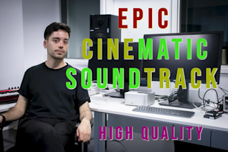 compose epic cinematic soundtrack for film and game
