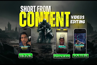 create short form content raw footage into a high quality video