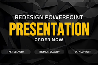 design powerpoint presentation and sales pitch deck