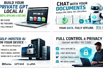 build offline ai chatbot documents rag no api key
