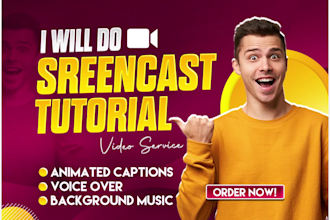 do screencast instructional video how to use website or app