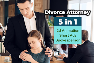 create divorce lawyer or attorney promo video ads
