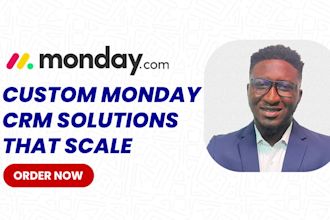set up, customize and automate your monday CRM