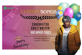 be your birthdays, anniversary or wedding rap songwriter