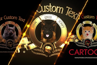 make a metro goldwyn mayer intro with your pet