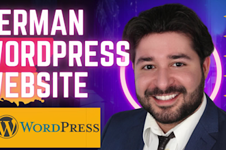 develop a custom german wordpress website for your business