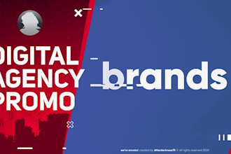 create a showreel video for creative digital agency
