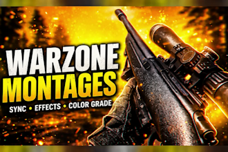 edit cod warzone gaming montage for youtube and tiktok