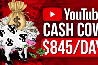 create youtube automation channel and cash cow finance video