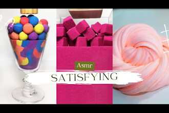 create monetizable satisfying asmr videos for  youtube,reels