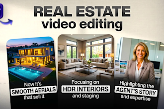 create a cinematic real estate promo video for property listings