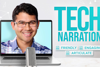 record an american english tech narration