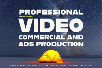 create video ads and commercials, youtube ads, facebook video ads, tiktok ads