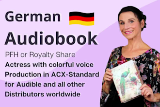 record your german audiobook professional with phantastic voice german deutsch
