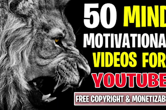 create unique motivational shorts videos for youtube