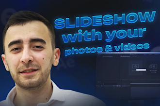 create a custom slideshow video with your photos and videos