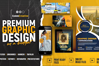 create distinctive brochures or flyer designs and content for your business