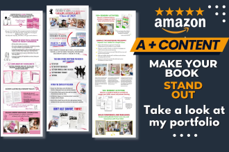 design a plus content for amazon KDP book