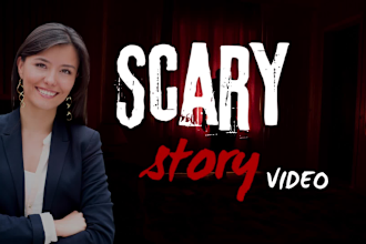 create horror stories video and scary story videos or youtube