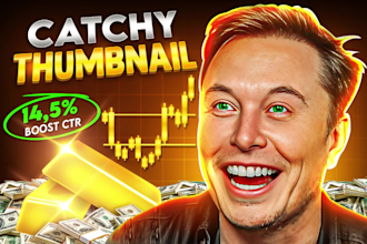 design engaging crypto thumbnails for your channel in just 3 hrs