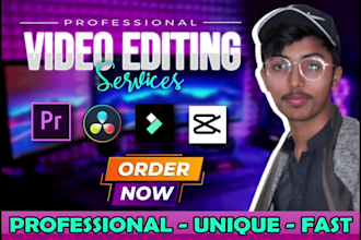 be your best video editing expert, professional youtube video editor