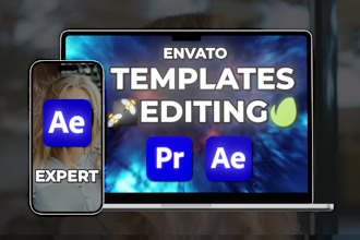 edit envato videohive after effect template video or make a custom animation