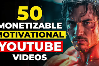 create motivational youtube videos and yt automation