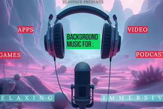 create custom background music for games, apps, podcasts, youtube, or any media
