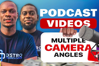 offer professional podcast video editing for youtube