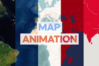 do location or travel map animation