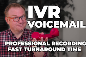 record a pro telephone IVR voicemail greeting today