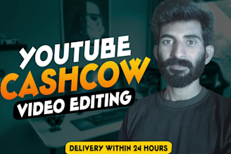 be your faceless cashcow youtube video editor