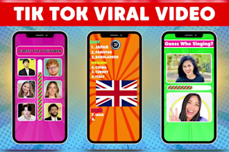 create quiz viral videos for tiktok creativity program