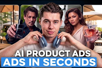 make commercial ai video ads, product promo ad, ugc, product launch video