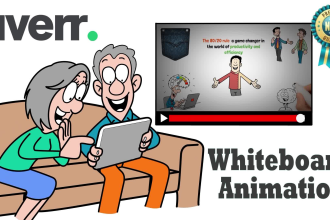 create engaging whiteboard animation explainer video in 24h