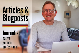 write appealing german website content
