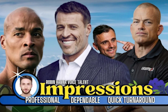 do an impression of tony robbins, david goggins, jocko willink and gary vee