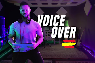 record the best spanish of spain voiceover in 24h for you