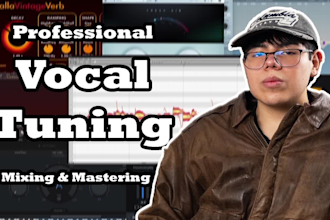 manually tune, mix and master your vocals professionally