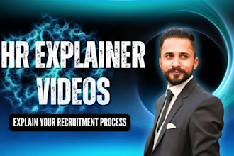create a 2d animated explainer video for HR and recruitment