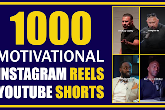 provide 1000 business and finance motivational reels