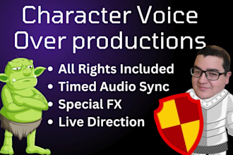 voice, edit, and sync your anime or cartoon characters