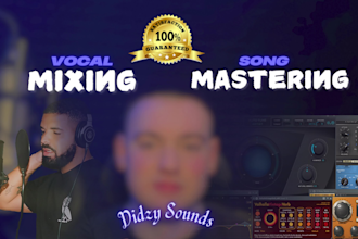 mix your vocals and master your rap, rnb or pop song professionally