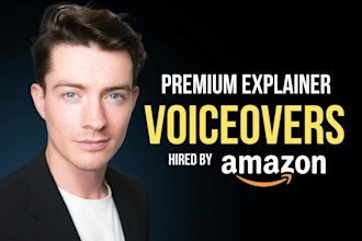 record your premium explainer video voice over