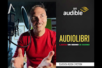 immersively record your audiobook as an italian narrator